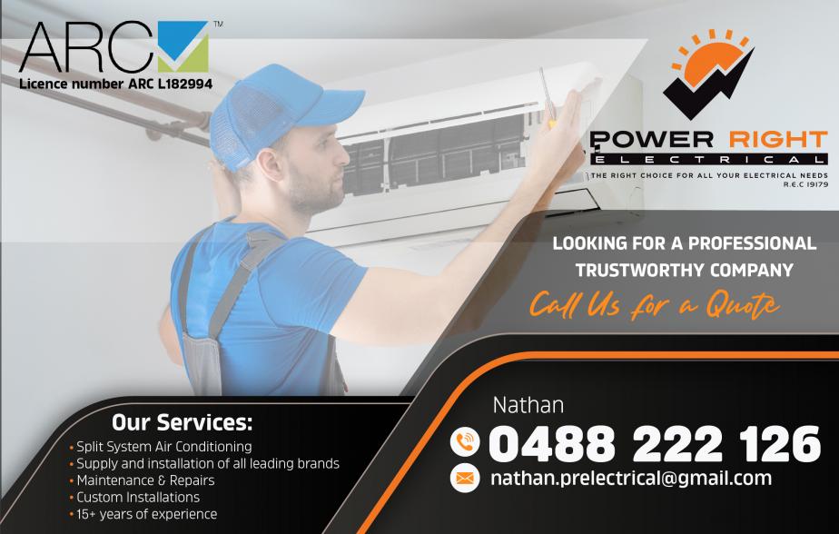 Power Right Electrical- 0488 222 126

Air Conditioning Essendon